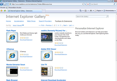 Mantenimiento computadores, internet explorer Gallery