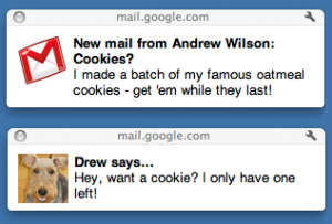 Google implementa notificaciones de escritorio para Gmail y Gtalk