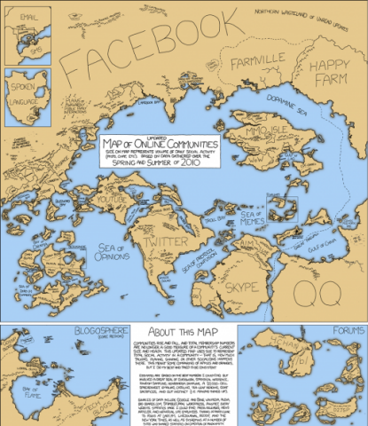 Mapa mundial de las comunidades online