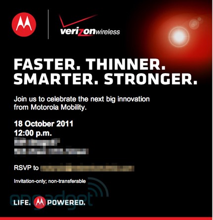 Motorola Spyder/Droid RAZR podra ver la luz el prximo 18 de octubre
