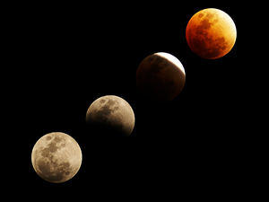 Primer eclipse total de Luna del año