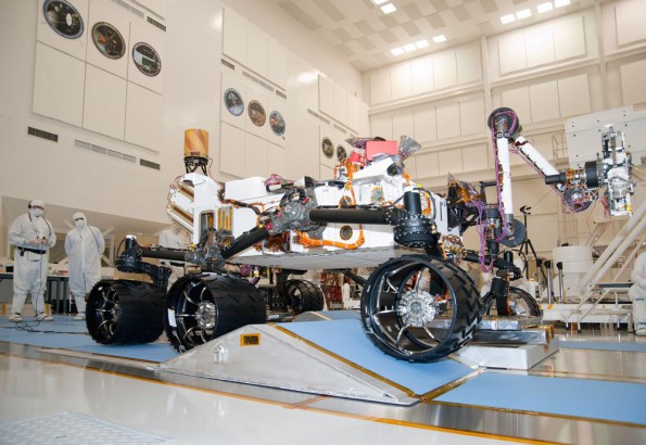 Realizan la primera prueba del sistema de despliegue tipo comando del rover Curiosity